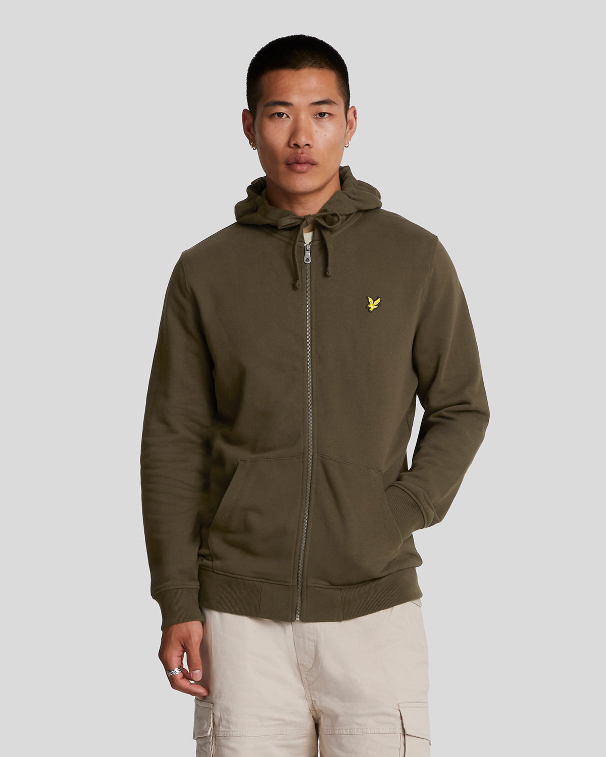 Lyle and scott discount zip up hoodie