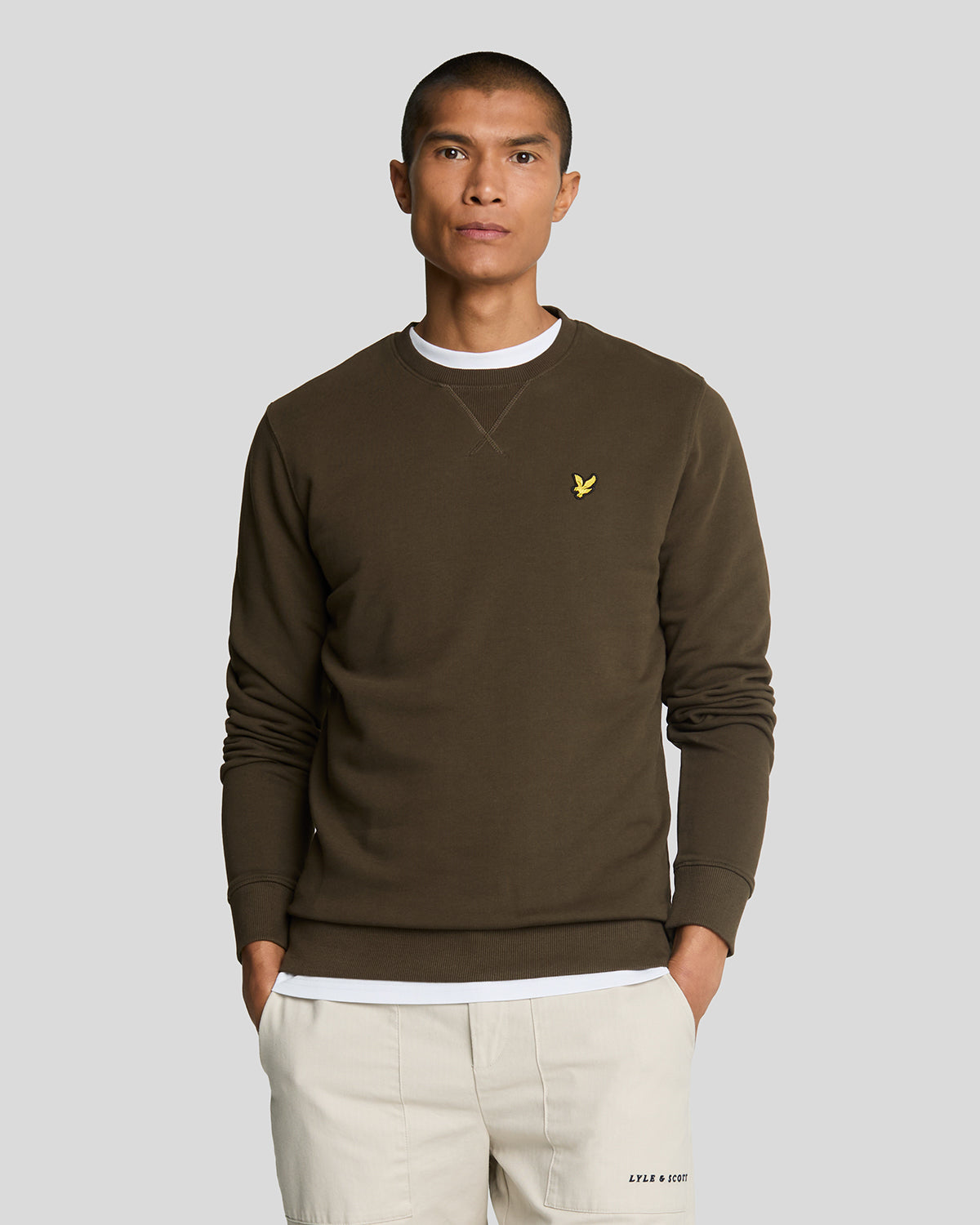 Crew neck sweatshirt lyle and 2024 scott