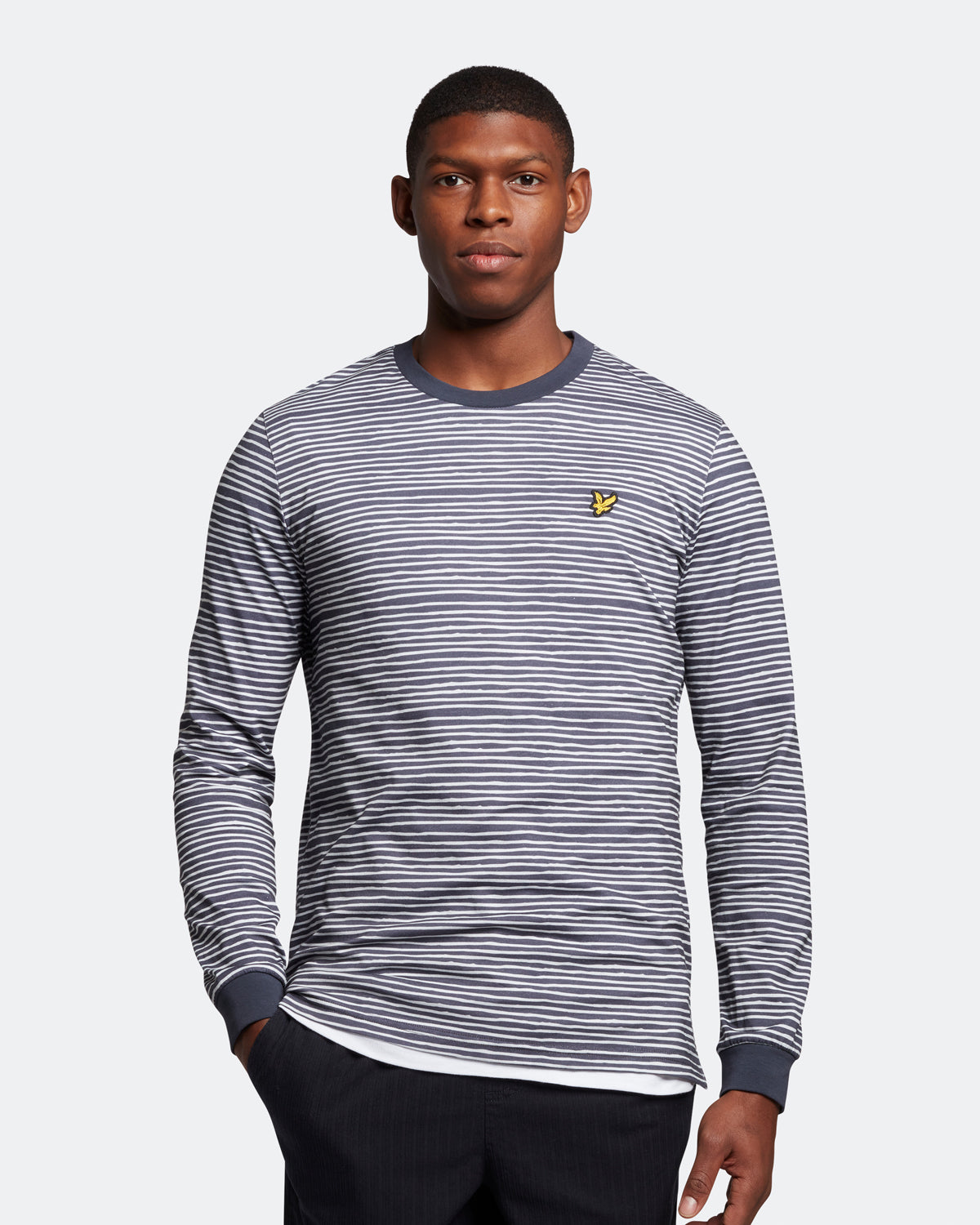 lyle and scott breton stripe t shirt