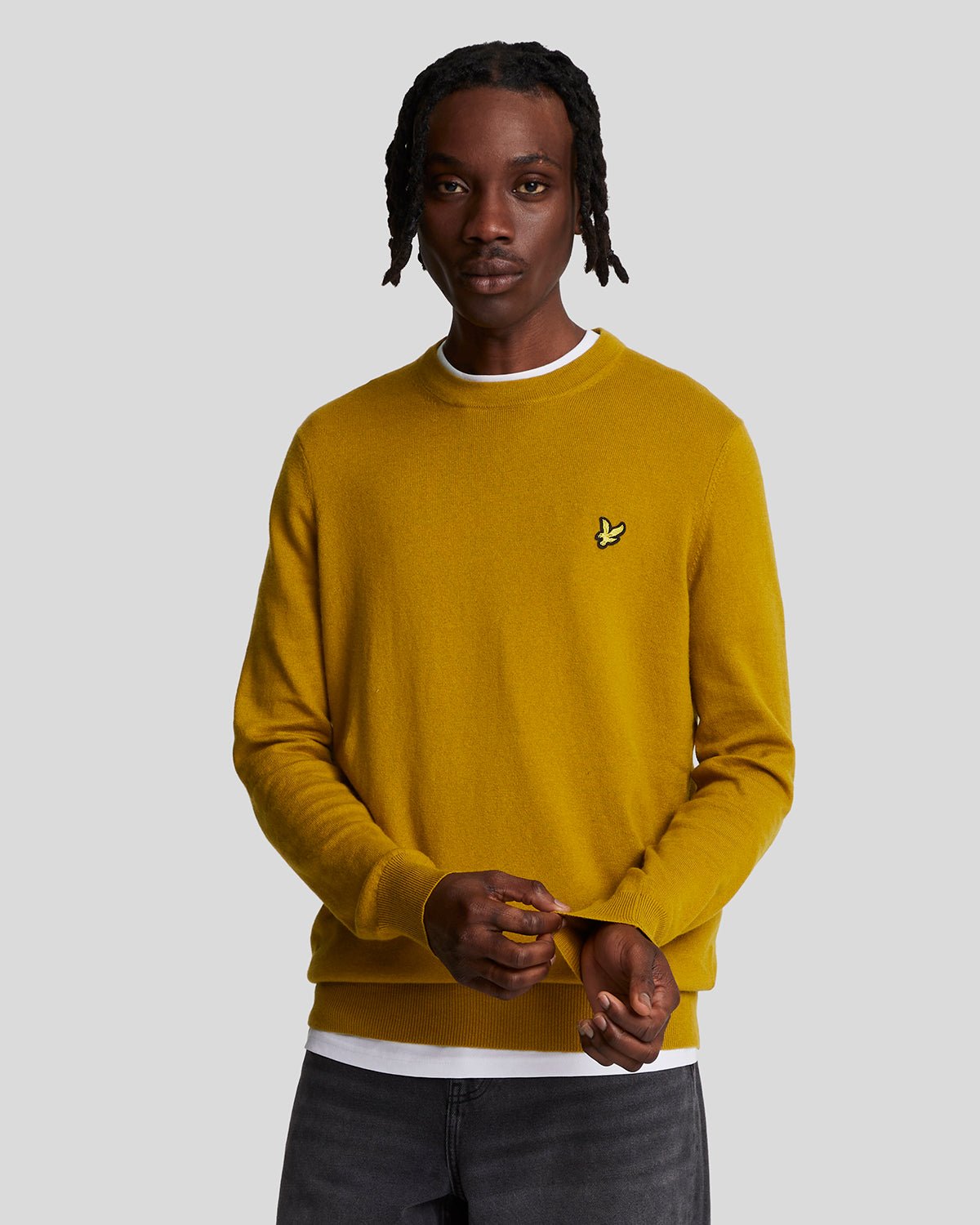 Merino crew neck jumper best sale