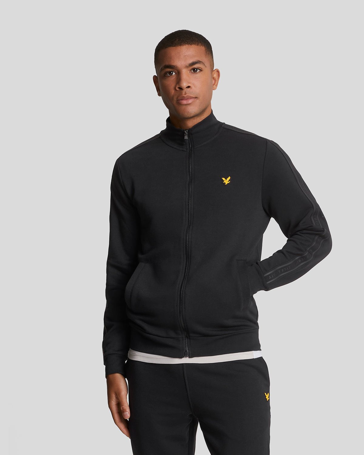 Lyle and scott track jacket on sale